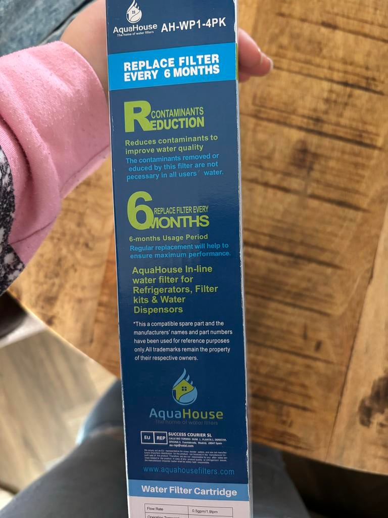 Waterfilter voor Ijskast AH-WP1-4PK, Ophalen of Verzenden, Nieuw