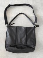 FREDSsBRUDER leren zwarte tas, Ophalen of Verzenden, Zo goed als nieuw, Zwart, Handtas