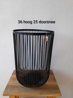 Lifestyle windlicht, Huis en Inrichting, Woonaccessoires | Kandelaars en Kaarsen, Gebruikt, 25 tot 50 cm, Zwart, Ophalen of Verzenden