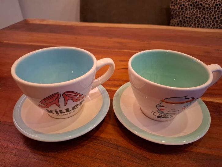 Blond Amsterdam blondelicious kop en schotels, Huis en Inrichting, Keuken | Servies, Zo goed als nieuw, Kop(pen) en/of Schotel(s)