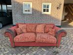 Mooie grote rode bank, Huis en Inrichting, Ophalen, Gebruikt, 100 tot 125 cm, Driepersoons
