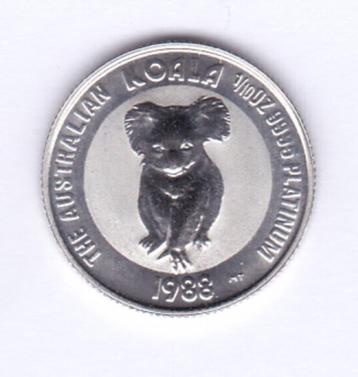 Australië 15 dollars 1988 Koala van 1/10 ounce PLATINA beschikbaar voor biedingen