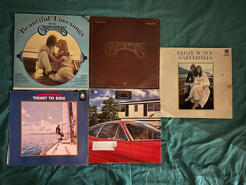 5 LP's The Carpenters (ook per stuk te koop), Cd's en Dvd's, Vinyl | Pop, Gebruikt, 1960 tot 1980, 12 inch, Ophalen of Verzenden
