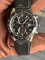 Tag Heuer Carrera 43mm Heuer 01, ‘18 FullSet Worn!, Sieraden, Tassen en Uiterlijk, Horloges | Heren, Gebruikt, Staal, ., Polshorloge