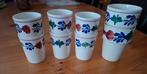 Boerenbont Bekers - Set van 8, Antiek en Kunst, Antiek | Keramiek en Aardewerk, Ophalen