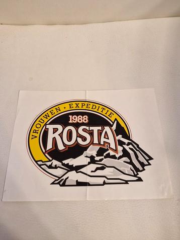 2304 Rosta Vrouwen Expeditie 1988 Sticker beschikbaar voor biedingen