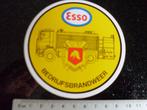 sticker esso logo bedrijfs brandweer vintage, Bedrijf of Vereniging, Zo goed als nieuw, Verzenden