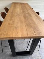 Hoge Bartafel inclusief barkrukken, Ophalen, Zo goed als nieuw, Inclusief barstoelen
