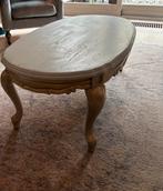 Ovale Salontafel met sierlijke poten, Huis en Inrichting, Tafels | Salontafels, Ophalen, Gebruikt, 100 tot 150 cm, 50 tot 100 cm