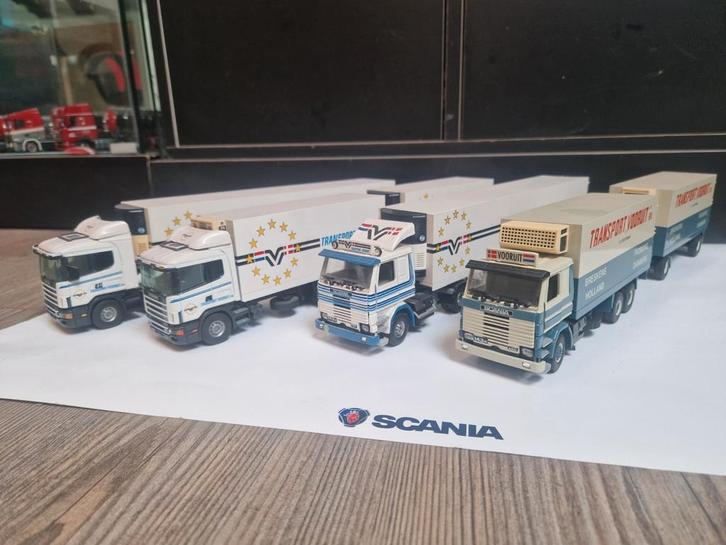 Tekno set transport voorruit, Hobby en Vrije tijd, Modelauto's | 1:50, Zo goed als nieuw, Bus of Vrachtwagen, Tekno, Ophalen of Verzenden