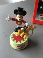 Disney Characters Music Box Mickey Mouse + Pluto jaren 90., Verzamelen, Ophalen of Verzenden, Mickey Mouse, Zo goed als nieuw