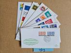 FDC JAAR 1969 - BIJNA COMPLEET - 8 EERSTE DAG ENVELOPPEN, Ophalen of Verzenden, Onbeschreven, Nederland