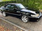 Saab 93 Cabrio Zwart 2.0 Turbo Aero 206 PK bj 2002, Automaat, Zwart, 4 cilinders, Zwart