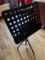 Muziekstandaard met lamp verstelbaar, Muziek en Instrumenten, Ophalen of Verzenden, Zo goed als nieuw, Muziekstandaard, Klarinet