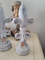 2 stenen Franse lelies 37 cm hoog p/st 14.95, Huis en Inrichting, Heikant 21 Kaatsheuvel, Belle Vieille Brocante, Ophalen of Verzenden