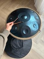 Blauwe Handpan 9-noten + Tas, Sticks & Doekje, Muziek en Instrumenten, Overige Muziek en Instrumenten, Ophalen of Verzenden, Zo goed als nieuw
