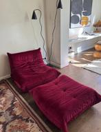 Togo Ligne Roset eenzits en voetenbank, Huis en Inrichting, Ophalen, Eenpersoons, Minder dan 75 cm, Zo goed als nieuw