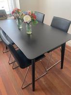 Eethoek tafel en 4 stoelen, Huis en Inrichting, Tafels | Eettafels, Ophalen of Verzenden, Zo goed als nieuw, Rechthoekig, 50 tot 100 cm