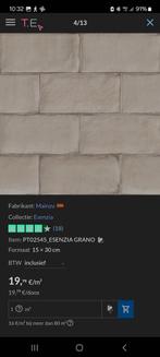 Mainzu Esenzia Grano Tegels - 5m2 (60 stuks) ongebruikt, Ophalen, Nieuw, 20 tot 40 cm, Wandtegels