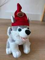 Husky met Kerst muts, afkomstig uit Zweden. Nieuw! 30cm, Verzenden, Nieuw, Hond