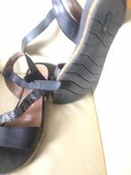 Sandalen met een sleehak van 3 cm.maat 43  merk remote, Kleding | Dames, Schoenen, Sandalen of Muiltjes, Zo goed als nieuw, Zwart