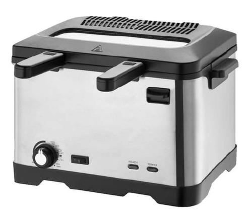 Dubbel Frituurpan €25,-, Witgoed en Apparatuur, Frituurpannen, Nieuw, 4 liter of meer, Ophalen