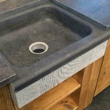 wasbak Chinees Hardsteen 59,8x55x18 cm gezoet / gefrijnd, Tuin en Terras, Grind, Keien en Split, Nieuw, Overige typen, Overige materialen