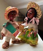 Gezellig stel Vintage Mexicaanse poppen Ca 20 cm., Ophalen of Verzenden