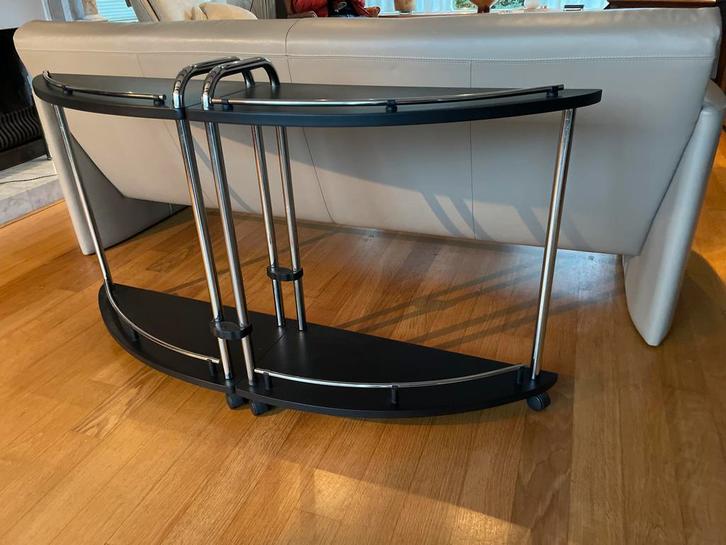 Stijlvolle Halve Maan Tafel, Huis en Inrichting, Tafels | Sidetables, Zo goed als nieuw, Minder dan 25 cm, 100 tot 150 cm, Overige vormen