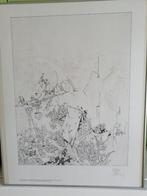 Peter de Smet, onvoltooide illustratie, gesigneerd, Nr 61!, Antiek en Kunst, Ophalen of Verzenden