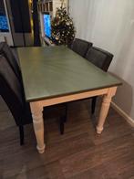 Eettafel 90x160, Ophalen, Gebruikt, 4 tot 6 stoelen