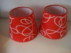 2 nieuwe schemerlamp kapjes, Huis en Inrichting, Rond, Nieuw, Ophalen of Verzenden, Rood