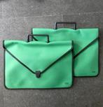 SFEN aktetas 2x groen aktetassen, Sieraden, Tassen en Uiterlijk, Tassen | Schooltassen, Groen, Ophalen of Verzenden, Minder dan 30 cm