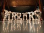 MR & MRS Lichtletters | Bruiloft | Huwelijk | fotomoment, Ophalen of Verzenden, Zo goed als nieuw