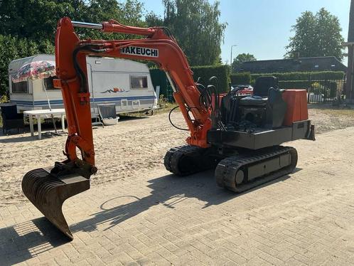 1983 Takeuchi TW25 Minigraafmachine, Zakelijke goederen, Machines en Bouw | Kranen en Graafmachines, Graafmachine