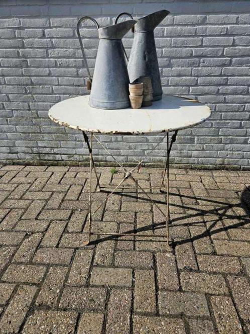 oude franse tuintafel ``WOONWINKEL RUSTIEK``, Antiek en Kunst, Curiosa en Brocante, Ophalen