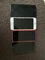 4 iPhones (5C, 5S, 6 en 7), Telecommunicatie, Mobiele telefoons | Apple iPhone, Ophalen of Verzenden, IPhone 5S, 16 GB, Zo goed als nieuw