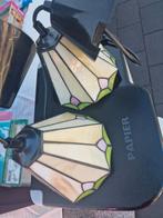 Tiffany lampen 2 stuks, Ophalen, Zo goed als nieuw, Rond, Minder dan 25 cm