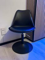 Draaibare bureaustoel, in hoogte verstelbaar, Huis en Inrichting, Ophalen, Kunststof, Gebruikt, Zwart