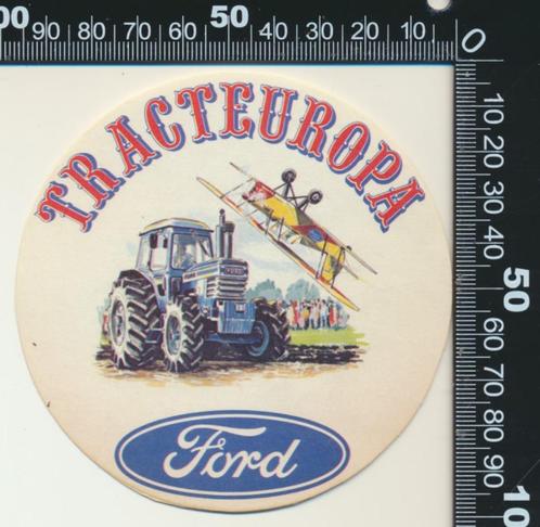 Sticker: Ford - Tracteuropa, Verzamelen, Stickers, Zo goed als nieuw, Bedrijf of Vereniging, Verzenden