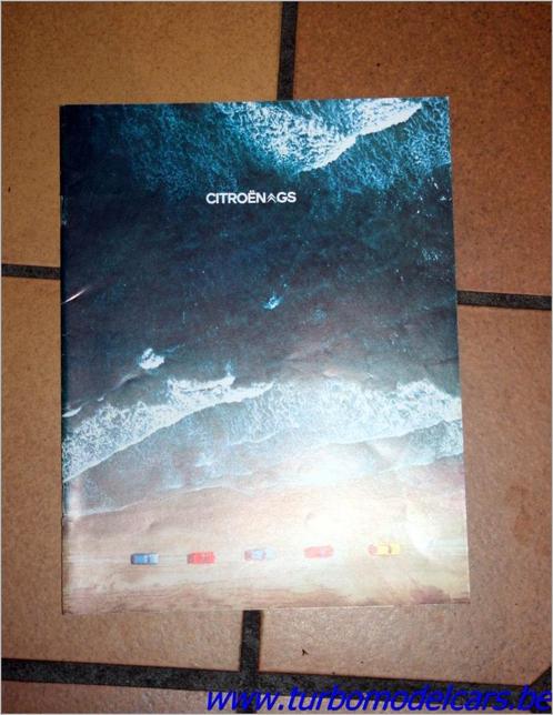 Folder Citroën GS, Boeken, Auto's | Folders en Tijdschriften, Zo goed als nieuw, Citroën, Ophalen of Verzenden