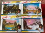 4 nieuwe Bob Ross puzzels, Hobby en Vrije tijd, Ophalen of Verzenden, 500 t/m 1500 stukjes, Nieuw, Legpuzzel