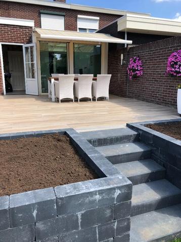 houtlook keramische terrastegels 40x120x2 cm actie partijen beschikbaar voor biedingen