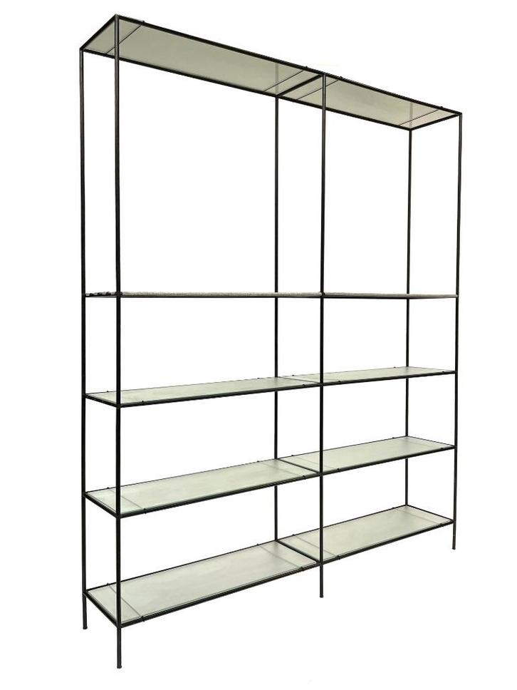 Vintage Poul Cadovius Abstracta wandmeubel kast, Huis en Inrichting, Kasten | Wandmeubels, Met plank(en), Metaal, Ophalen of Verzenden