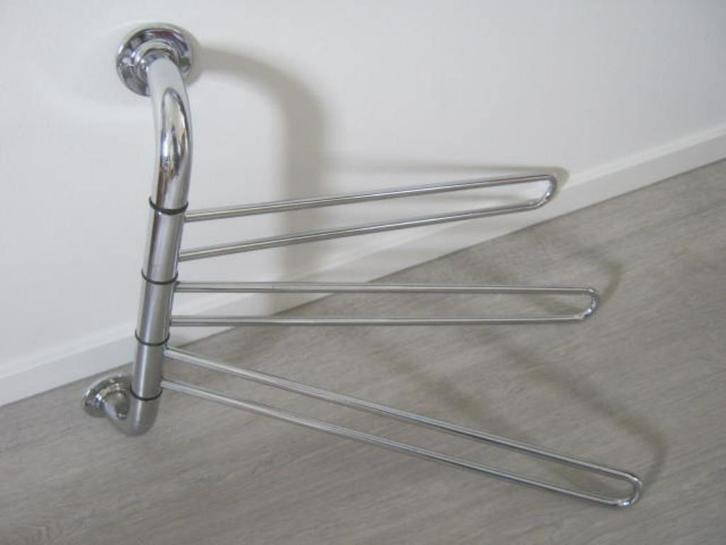 handdoekenrek, badhanddoeken rek, 3 dubbel wandrek, muurrek, Huis en Inrichting, Badkamer | Badtextiel en Accessoires, Gebruikt