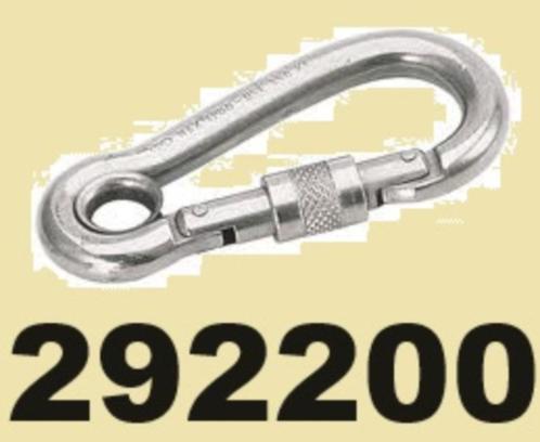 Karabijnhaak + schroefkous RVS. Prijs vanaf € 2,30., Watersport en Boten, Accessoires en Onderhoud, Nieuw, Overige typen, Ophalen of Verzenden