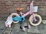 Meisjes - Kinderfiets  - Little Miss - Roze - 14 Inch, Ophalen, Zo goed als nieuw, 14 inch of minder, Little Miss