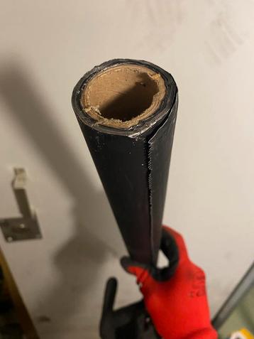 1 mieuwe rol black wrap - 60 cm bij een pasr meter beschikbaar voor biedingen