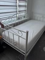 Bedbank zonder matras, Ophalen, Tweepersoons, 140 cm, Zo goed als nieuw