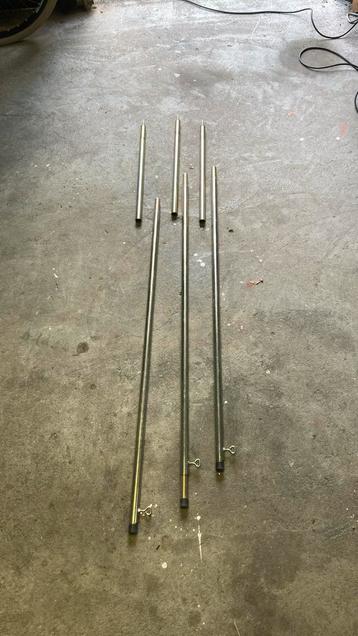 Tent / luifelstokken 3x beschikbaar voor biedingen